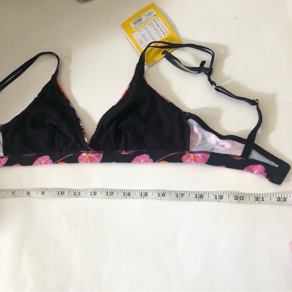 Diane Von Furstenberg x Target Geranium Leaf & Disco Zebra Dual Bralette Size XS - Picture 11 of 12
